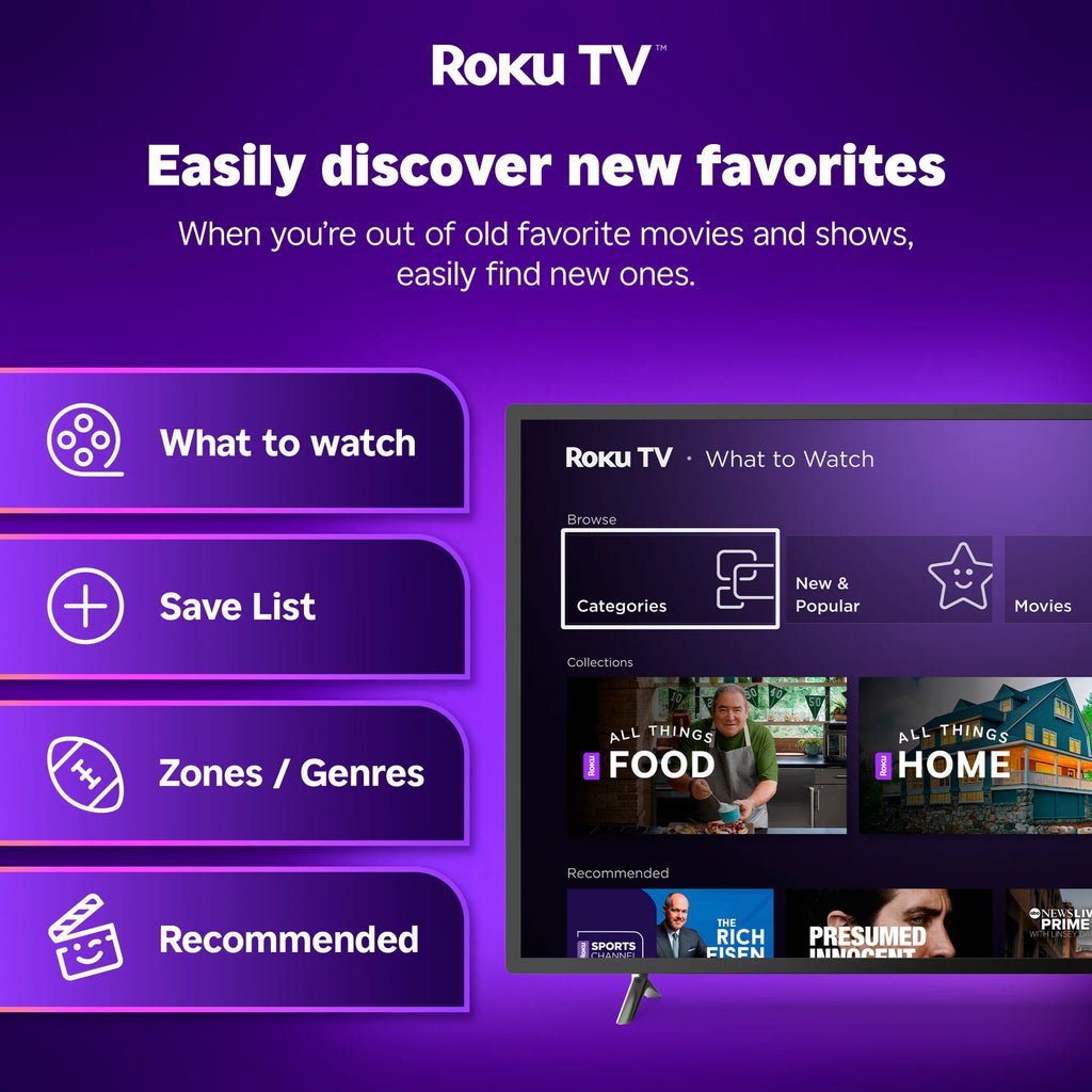 50” Class 4K UHD Roku Smart Television, 100012585